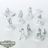 Rebellen - 7 x Rebel Veterans - grundiert