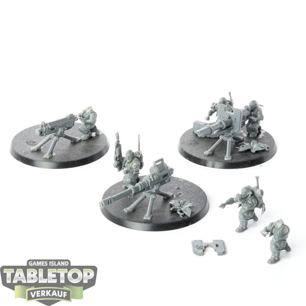 Astra Militarum - 3 x Catachan Heavy Weapon Squad - unbemalt