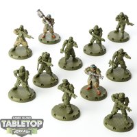 Dust Tactics - 11 x Assault Rangers Squad - teilweise bemalt