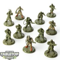 Dust Tactics - 11 x Assault Rangers Squad - teilweise bemalt