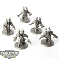 Chaos Space Marines - 5 x Chaos Terminator Squad - grundiert