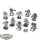 Space Wolves - 10x Grey Hunters - teilweise bemalt