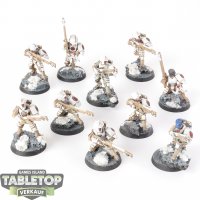 Tau Empire - 10 x Fire Warriors Strike Team - bemalt