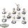 Tau Empire - 10 x Fire Warriors Strike Team - bemalt