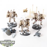 Tau Empire - 3 x XV8 Crisis Battlesuit Team klassisch -...