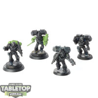 Space Marines - 4 Assault Marines - grundiert