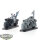 Dark Angels - 2x Ravenwing Black Knights - teilweise bemalt