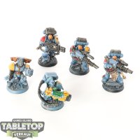 Space Wolves - 5 x Devastator Squad - teilweise bemalt