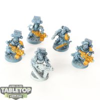 Space Wolves - 5 x Devastator Squad - teilweise bemalt