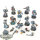 Space Wolves - 10 x Grey Hunters - teilweise bemalt