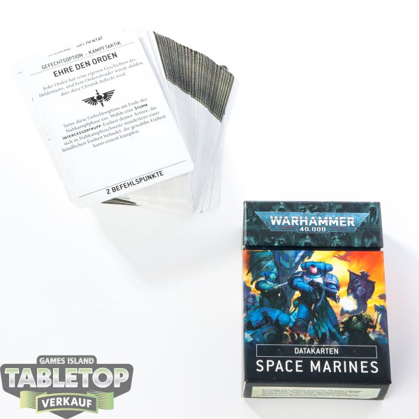 Space Marines - Datacards 9th Edition - deutsch