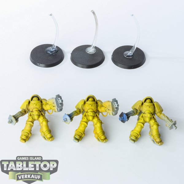 Space Marines - 3 x Primaris Inceptors - teilweise bemalt