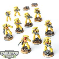 Imperial Fists - 10 x Primaris Intercessors - gut bemalt