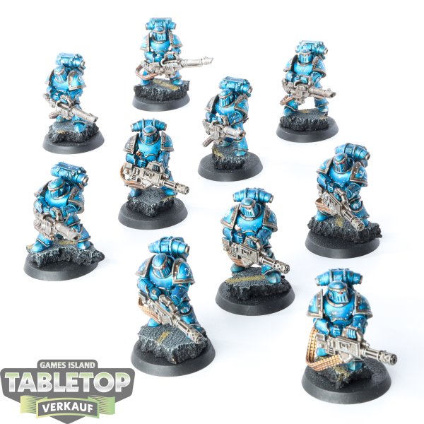 Horus Heresy - 10 x Alpha Legion MKIII Heavy Weapons Squad klassisch - bemalt