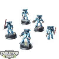 Horus Heresy - 5 x Alpha Legion MKIV Space Marine Assault...