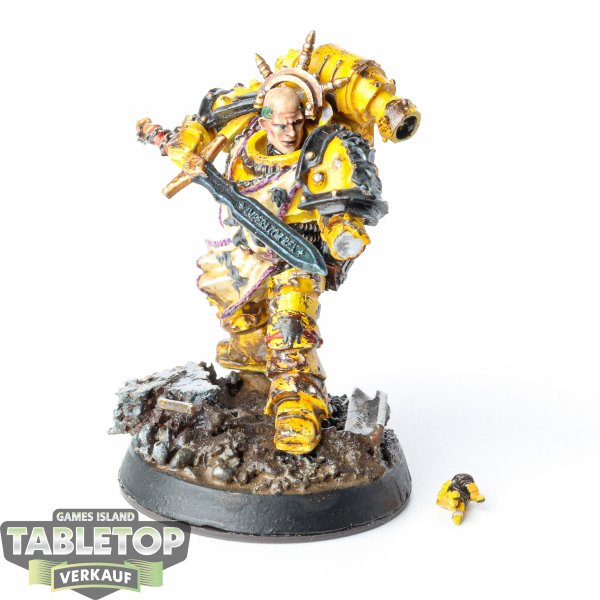 Horus Heresy - Sigismund, First Captain of the Imperial Fists - bemalt