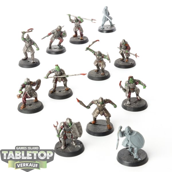 HdR Figuren - Böse - 12x Mordor Orcs - teilweise bemalt