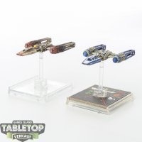 Rebellen - 2x BTA-NR2 Y-Wing - teilweise bemalt