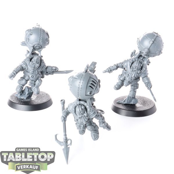 Kharadron Overlords - 3x Endrinriggers - unbemalt