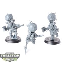 Kharadron Overlords - 3x Endrinriggers - unbemalt