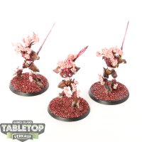 Sylvaneth - 3x Kurnoth Hunters - bemalt