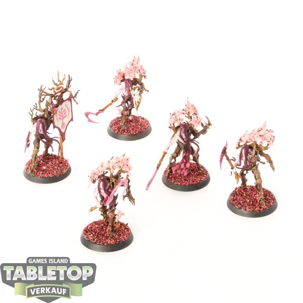 Sylvaneth - 5x Tree-Revenants - bemalt