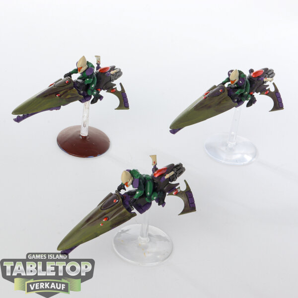 Craftworlds - 3 Windriders - bemalt