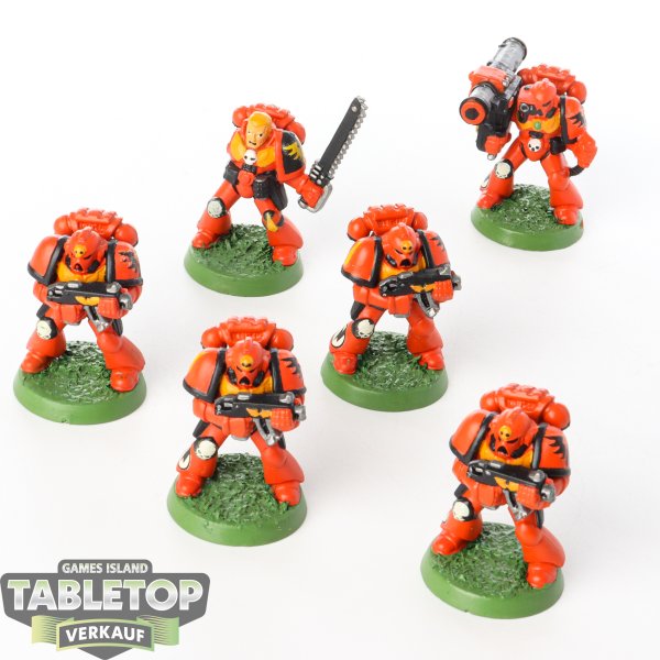 Blood Angels - 6 Tactical Squad - bemalt