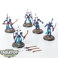 Craftworlds - 5x Wraithblades - bemalt