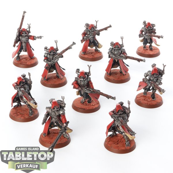 Adeptus Mechanicus - 10x Skitarii Rangers - bemalt