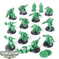 Blood Bowl - 12 Orc Team & Token - unbemalt