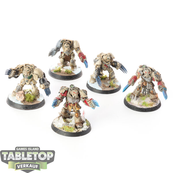 Dark Angels - 5x Terminator Assault Squad - bemalt