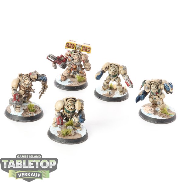 Dark Angels - 5x Terminator Squad Klassisch - bemalt