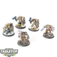 Dark Angels - 5x Terminator Assault Squad - teilweise bemalt