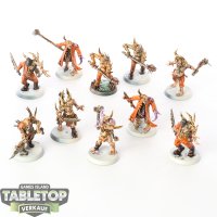 Death Guard - 10x Poxwalkers - bemalt