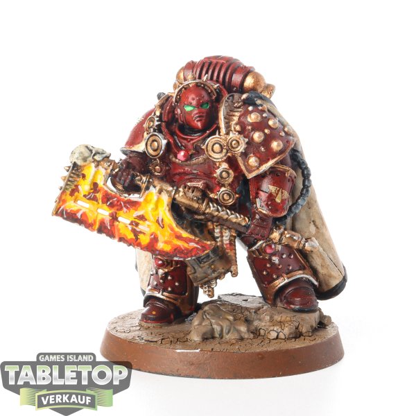 Horus Heresy - Blood Angels Legion Praetor with Power Axe - bemalt