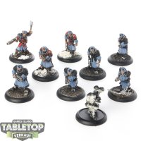 Khador - 9 x Winter Guard Infantry - teilweise bemalt