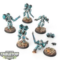 Chaos Space Marines - 5 x Raptors - teilweise bemalt