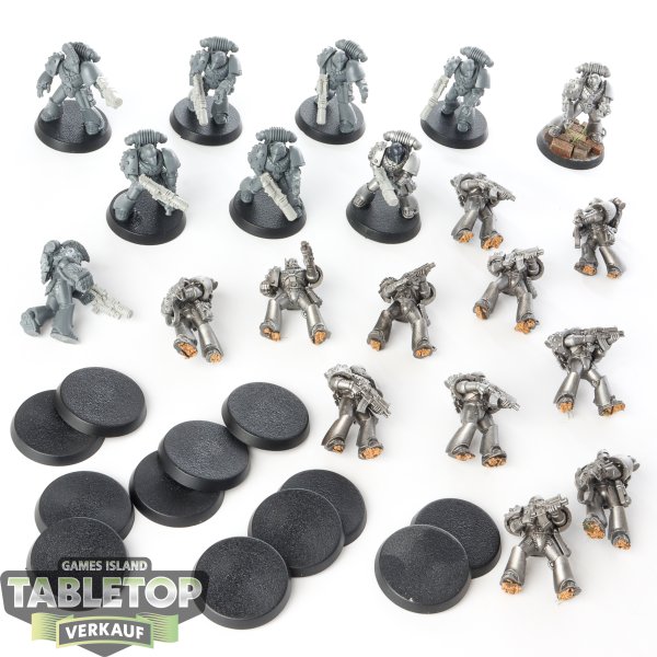 Horus Heresy - 20 x Legion MKVI Tactical Squad - teilweise bemalt