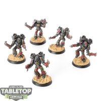 Chaos Space Marines - 5 Raptors - bemalt