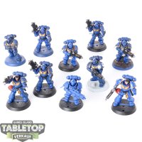 Space Marines - 10x Primaris Intercessors - teilweise bemalt