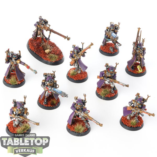 Adeptus Mechanicus - 10 x Skitarii Rangers - bemalt