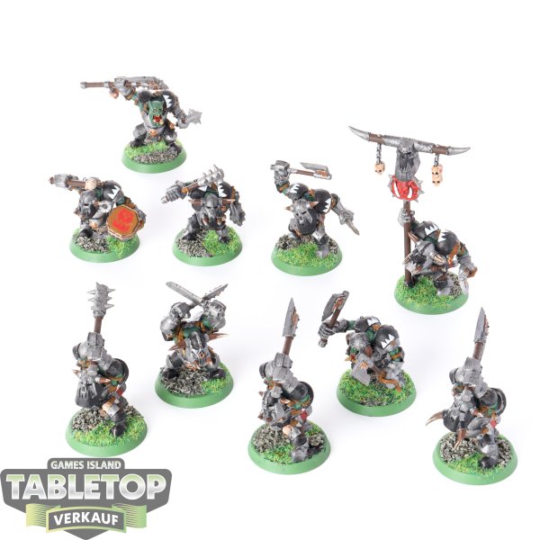 Orruk Warclans - 10x Orruk Ardboys - klassisch - bemalt