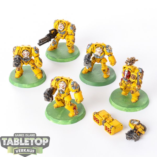 Space Marines - 5x Terminators - klassisch - bemalt