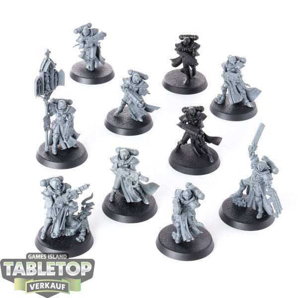 Adepta Sororitas - 10x Battle Sisters Squad - unbemalt