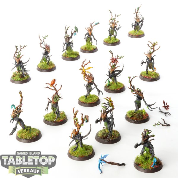 Sylvaneth - 15 x Sylvaneth Dryads - bemalt