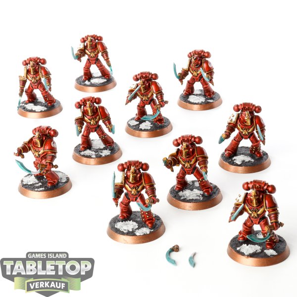 Horus Heresy - 10 x Thousand Sons – Khenetai Occult Blade Cabal - bemalt