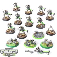 Necrons - 11x Necron Warriors Klassisch - bemalt