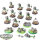 Necrons - 11x Necron Warriors Klassisch - bemalt