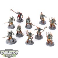 Death Guard - 10x Poxwalkers - bemalt